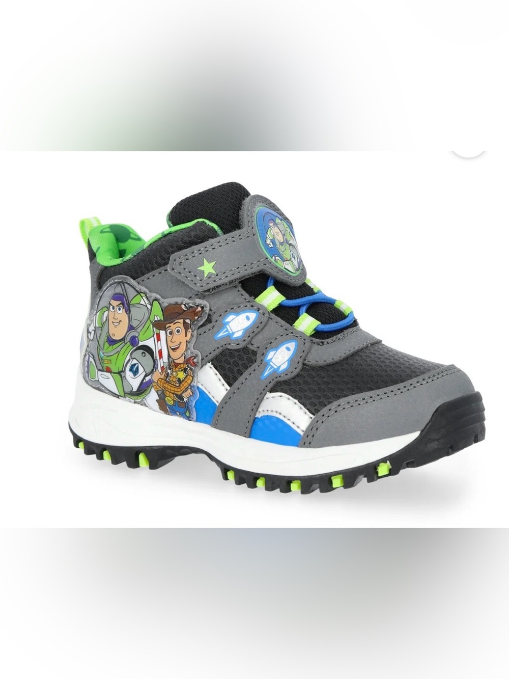 Disney Pixar Toy Story toddler hiker  shoes  Sneaker with Buzz & Woody size 7